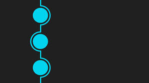 Blue Outline Interval Wallpaper