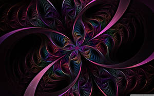 Blue Purple Psychedelic Wallpaper