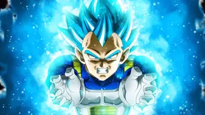 Blue Saiyan Vegeta Wallpaper