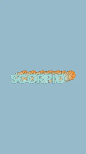 Blue Scorpio Aesthetic Wallpaper