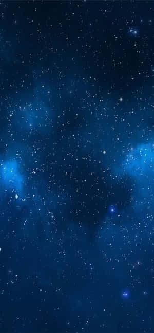 Blue Space Background With Stars And Stars Wallpaper