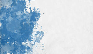 Blue Splatter Paint Wallpaper