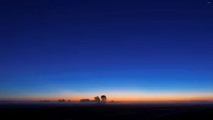 Blue Sunrise Sky Wallpaper - Nature Wallpaper Wallpaper
