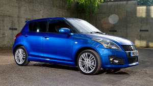 Blue Suzuki Swift Wallpaper