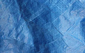 Blue Texture Crumpled Wallpaper
