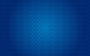 Blue Tiny Circle Patterns Wallpaper
