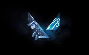 Blue Valorant Logo Wallpaper
