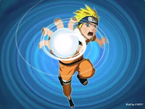 Blue Wallpaper Swirling Rasengan Wallpaper