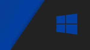 Blue Windows Lock Screen Wallpaper