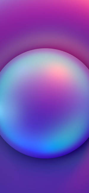 Blueish Purple Circle Ios 12 Wallpaper