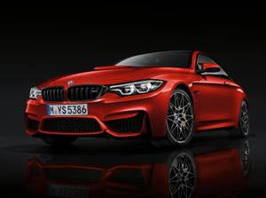 Bmw M4 Red Sports Car Wallpaper