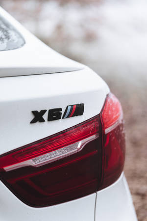 Bmw X6m Black Logo Wallpaper