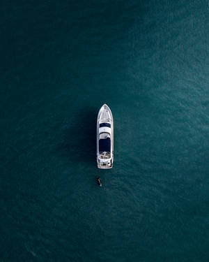 Boat Flat Lay Angle Shot Wallpaper