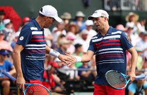 Bob Bryan Playing With Mike Wallpaper