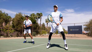 Bob Bryan Warming Up Wallpaper