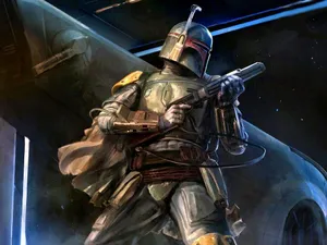Boba Fett In Mandalorian Armor Wallpaper