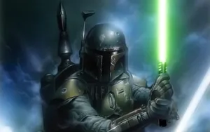 Boba Fett Lightsaber Wallpaper