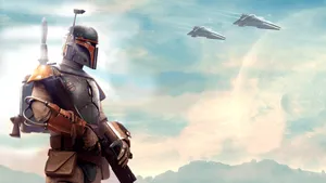 Boba Fett Under Bright Sky Hd Wallpaper