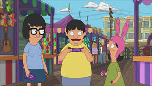 Bobs Burgers Sibling At A Theme Park Wallpaper