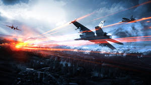 Boeing F/a-18e/f Super Hornet Battlefield 3 Wallpaper