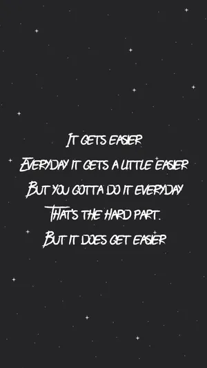 Bojack Horseman It Gets Easier Quote Wallpaper