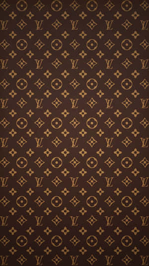 Bold And Stylish Louis Vuitton Pattern Wallpaper