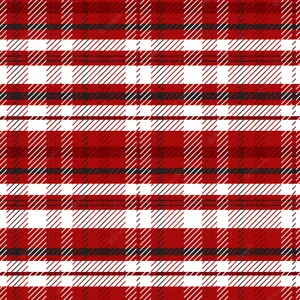 Bold And Timeless, This Classic Black And Red Plaid Pattern Is Perfect For All Occasions. Wallpaper