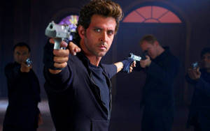 Bollywood Hrithik Roshan In Bang Bang Wallpaper