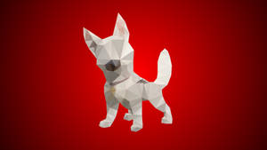 Bolt 3d Figure In Red Wallpaper