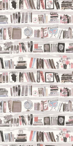 Books Iphone Rack Aesthetic Picture Frames Wallpaper