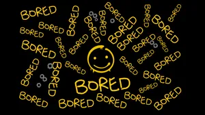 Bored Smiley Wallpaper