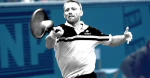 Boris Becker Black And White Wallpaper