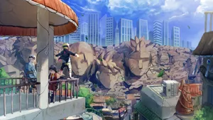 Boruto Hidden Leaf Village Konoha Team 7 Wallpaper