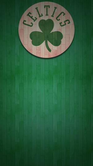 Boston Celtics In Wood Wallpaper