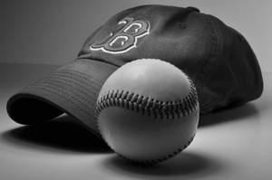 Boston Red Sox Cap And Ball Wallpaper