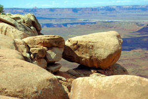 Boulders In Canyonlands National Park Wallpaper