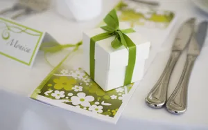 Box, Gift, Bow, Cutlery, Tableware Wallpaper