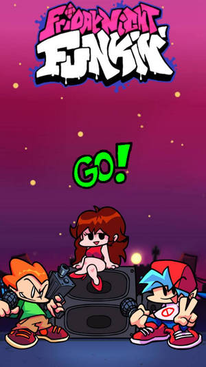 Boyfriend Girlfriend Pico Friday Night Funkin Wallpaper