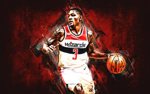 Bradley Beal Stylistic Digital Poster Wallpaper