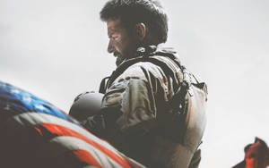 Bradley Cooper American Sniper Combat Gear Wallpaper