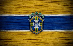 Brazil National Football Team Wood Logo Wallpaper