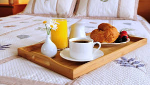 Breakfast In Bed Wallpaper