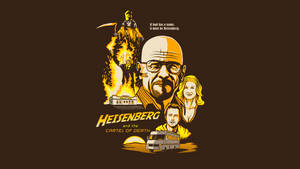 Breaking Bad Cartoon Cover Wallpaper