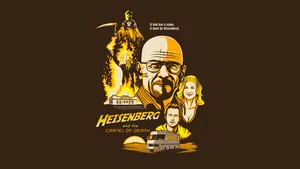 Breaking Bad Cartoon Cover Wallpaper