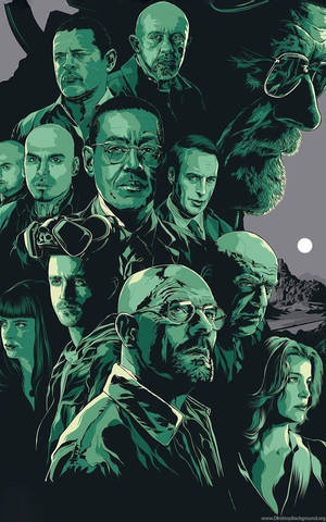 Breaking Bad Comic Art Wallpaper