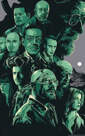 Breaking Bad Comic Art Wallpaper