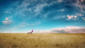 Breaking Bad Rv In Field Wallpaper