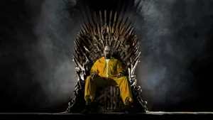Breaking Bad Walter On Throne Wallpaper