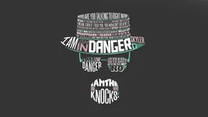 Breaking Bad Walter Text Portrait Wallpaper