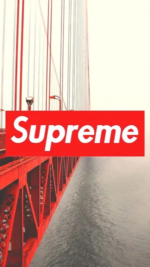 Breaking Boundaries With Supreme Iphone Wallpaper
